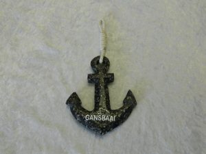 Anchor – crushed seashells and resin
