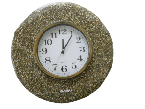 clock resin round Size39cm
