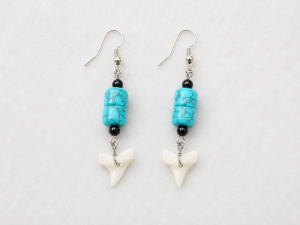 Mako Shark Tooth Earrings CodeMS010