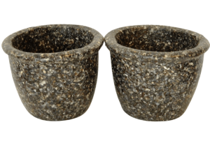 Flower Pots Black Mussel Size17cmX22cm