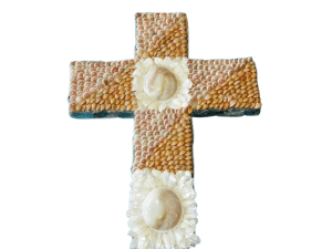 Mosaic Mirror – Cross Shells