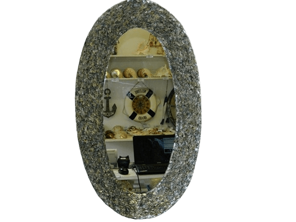 Mirror Mosaic Oval CodeSM030