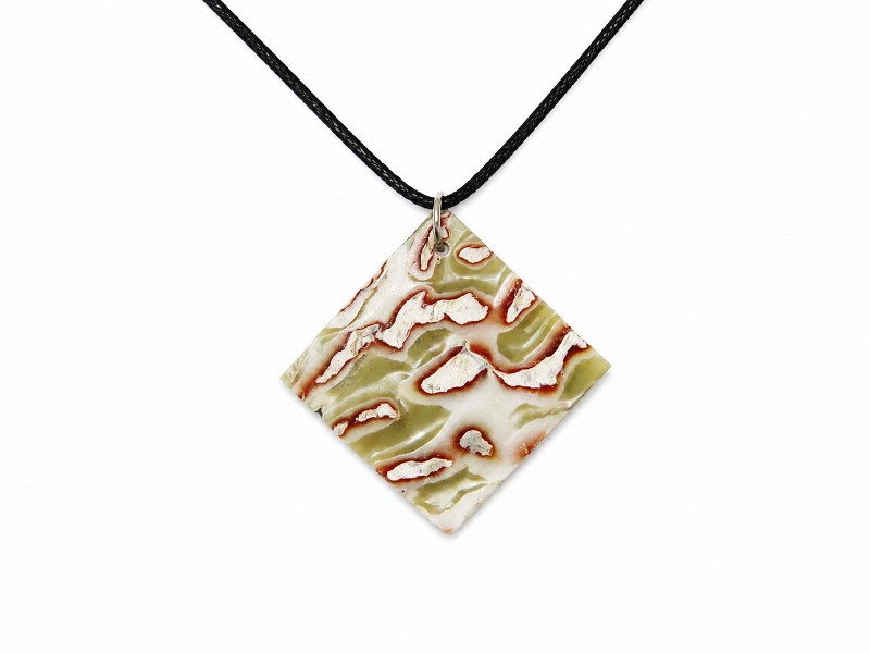 Necklace – Abalone Diamond Shape CodeJN020