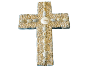 Mosaic Mirror – Cross Shells