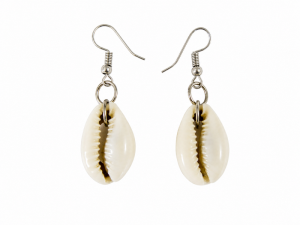 Sea Shell Jewellery - Earrings-Cowrie CodeJE058