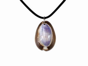 Necklace - Cowrie Purple Top CodeJN057