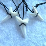 Mako Shark Tooth Rope Necklace