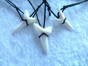 Mako Shark Tooth Rope Necklace