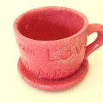 Planters  - Cup & Saucer Size 7cmX11cm Pink