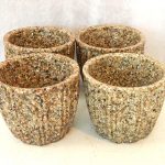Planters - Ribbed Size 10cmx12cm Sarmaticus