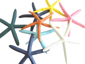 Starfish Finger Assorted colours Size 18-20cm