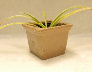 Planters - Square CodeFP10J Size10X5cm Dark Beige