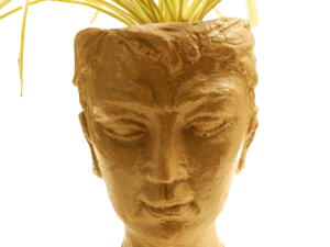 Man Head Planter Size23X14cm