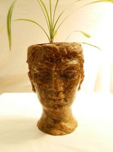 Man Head Planter Size23X14cm