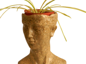 Isle of Man Planter M made with crushes sea shells