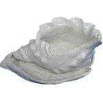 Shell Pot Resin - white Sea Shells CodeH027D