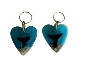 KR141- Heart Whale Tail Blue