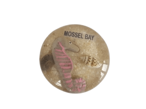Magnet Round Sea Horse CodeM112