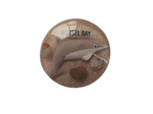 Magnet Round Dolphin Sand CodeM113