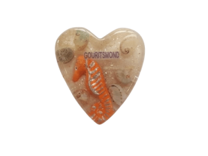 Magnet Heart Seahorse CodeM184