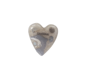 Magnet - Heart Dolphin White CodeM185