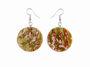 Sea Shell Jewellery - Earrings–Abalone Discs Shape CodeJE023
