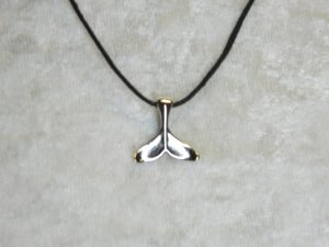 Necklace - Whale Tail with Rope CodeJN088