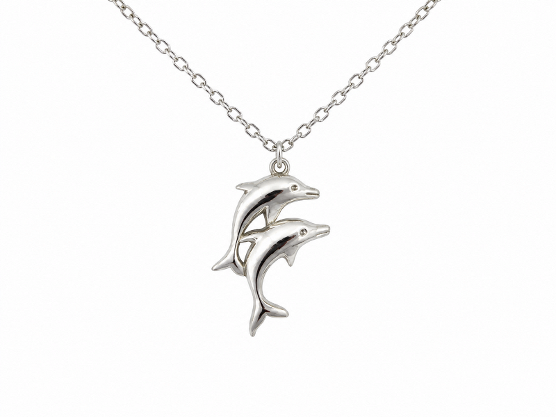 Necklace – Dolphin on Chain CodeJN103