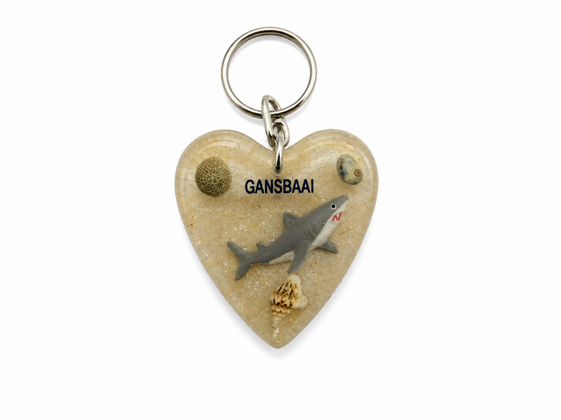 Key Ring – Heart Shark Code KR156