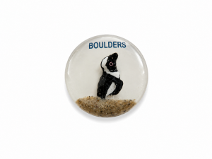 Fridge Magnet - Round Penguin CodeM144