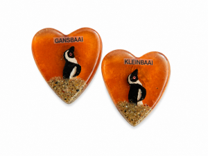 Fridge Magnet - Heart Penguin CodeM228