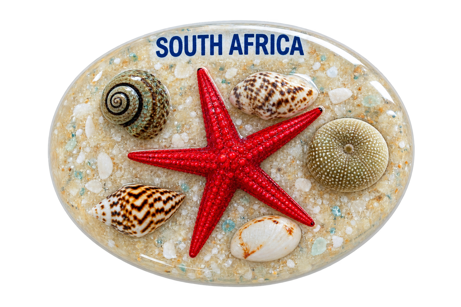 Fridge Magnet – Oblong Starfish CodeM247