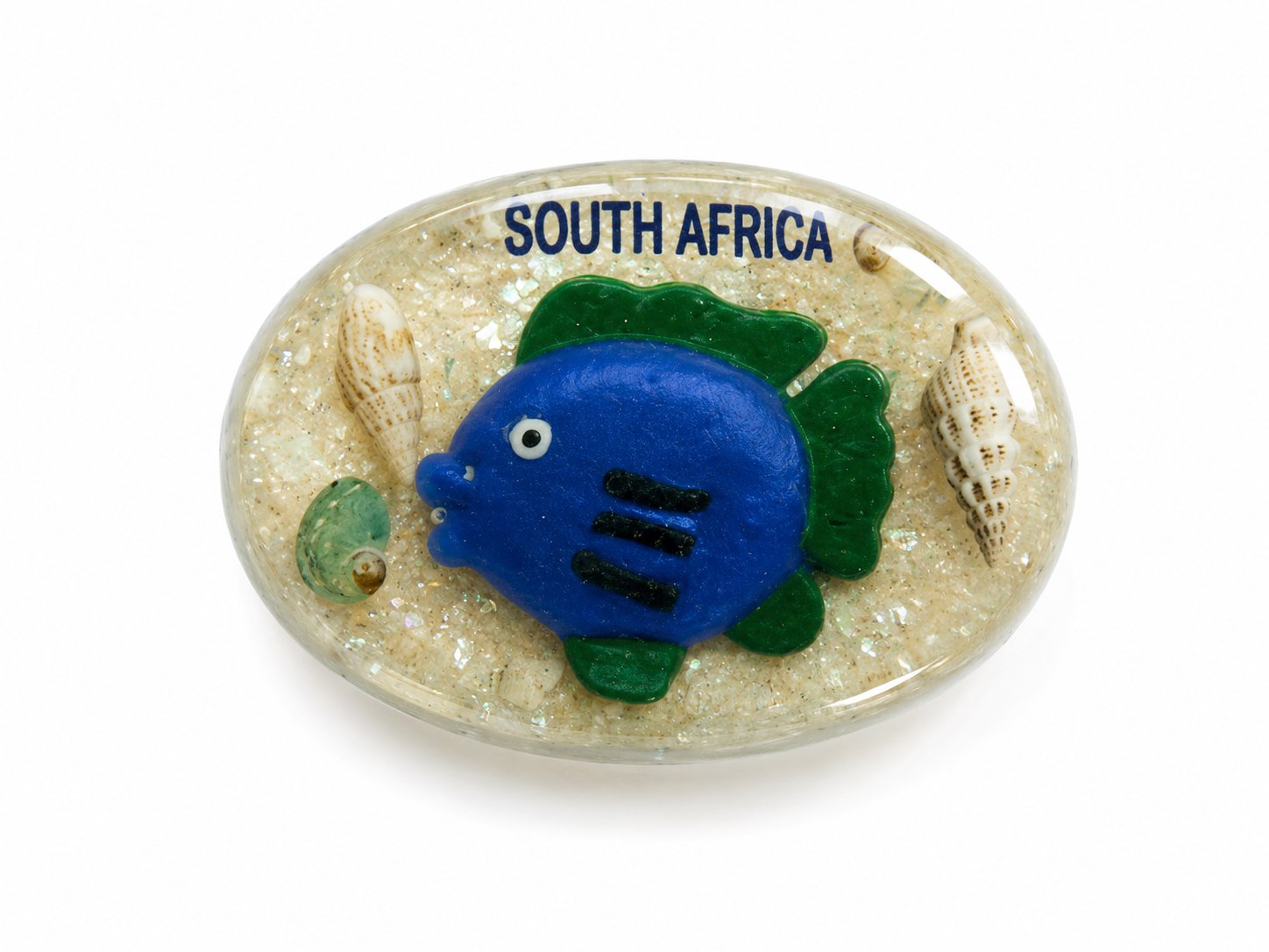 Fridge Magnet – Oblong Fish CodeM256