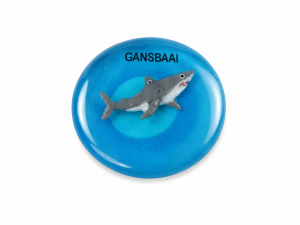 Fridge Magnet - Round Shark CodeM270