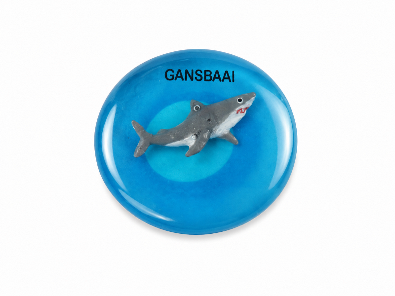 Fridge Magnet – Round Shark CodeM270