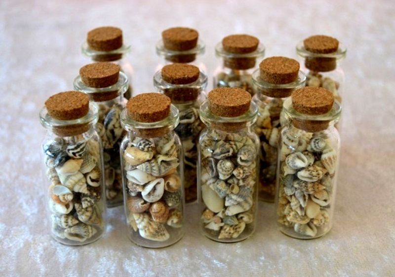Bottle with Shells CodeS139 Size5cm